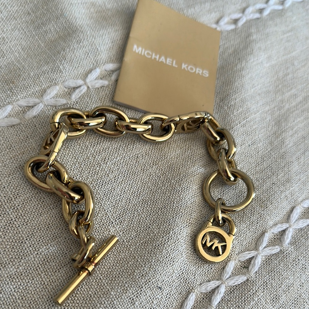 Michael Kors Gold Chain Bracelet